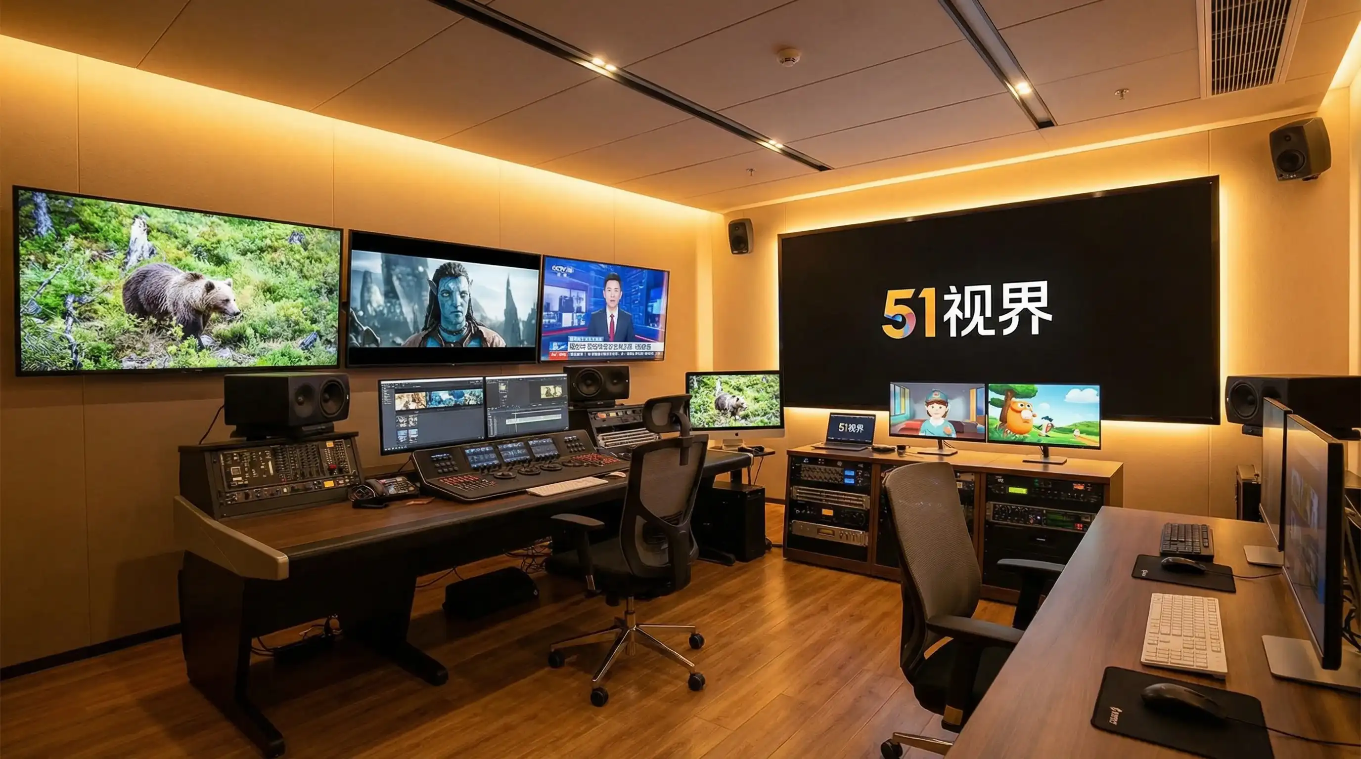 专业视频制作工作室内景 - 51cg 视频创作